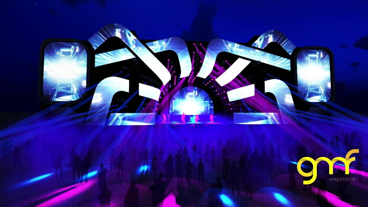 Palco do Festival Virada Salvador 2019 mario kart tour