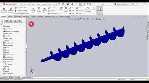 HƯỚNG DẪN VẼ TRỤC VÍT BẰNG SOLIDWORKS