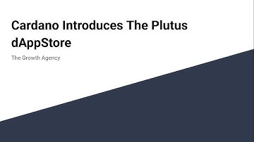 Cardano Introduces The Plutus dAppStore