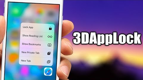 3DAppLock - iOS 9.3.3 Jailbreak Cydia Tweak