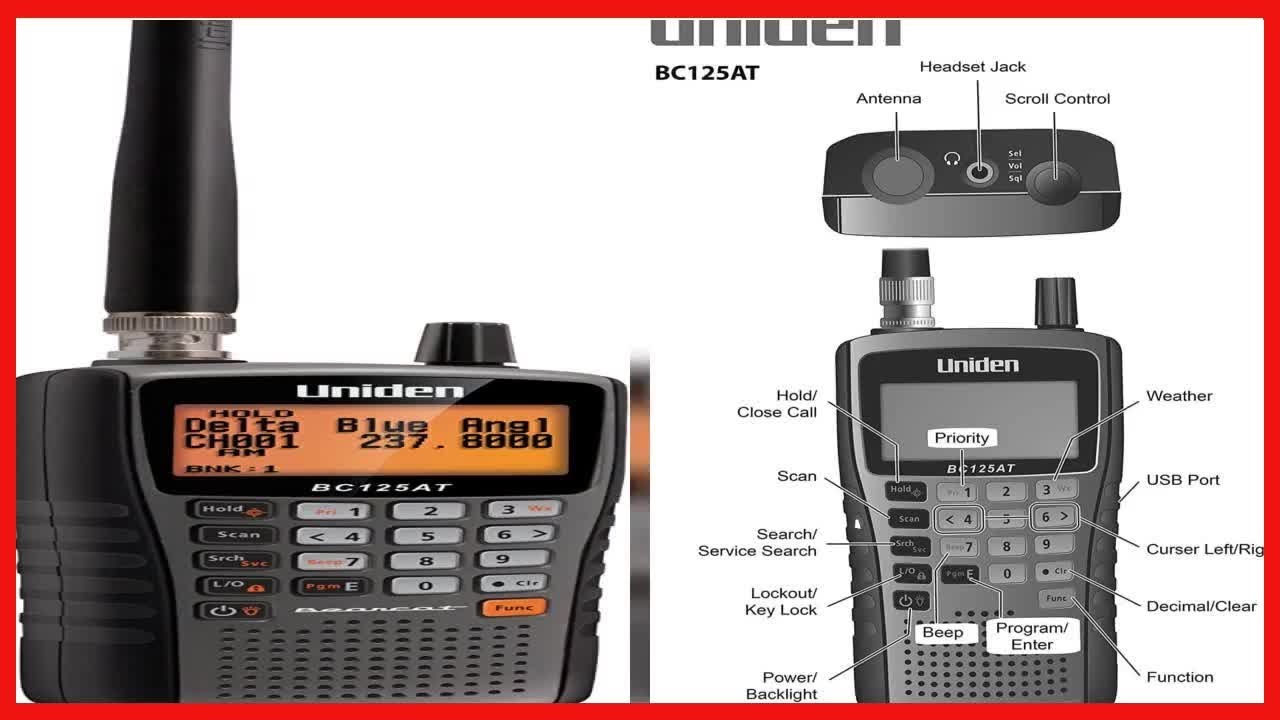 Great product Uniden Bearcat BC125AT Handheld Scanner, 500Alpha