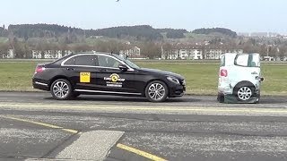 Mercedes C-Cl 2014 - Autonomous Emergency Braking Test