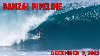 Surfing Huge Pipeline (4K Raw) Full Day!