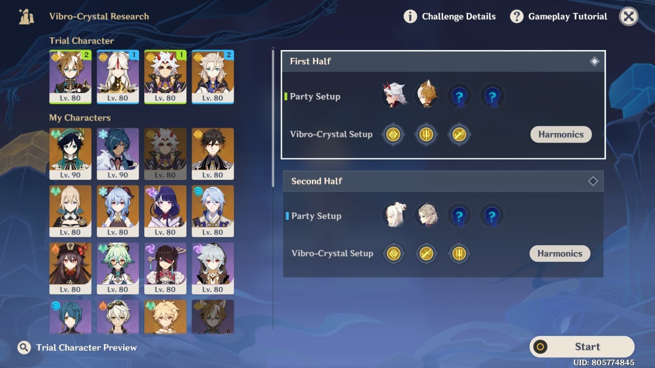 Vibro-Crystal Research using only Trial Characters | Day 5 [Stable Response]