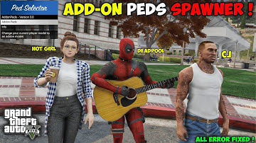 How to Install Addon Peds in GTA 5 2025 | 100% Working Method!
