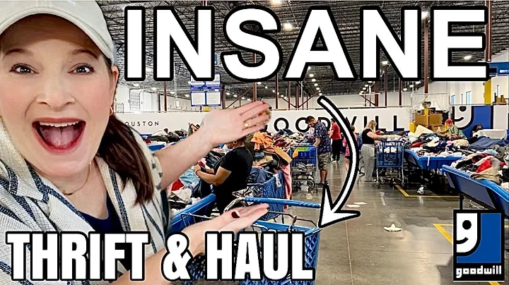 INSANE Goodwill Bins Thrifting! My BIGGEST Thrift Haul EVER 