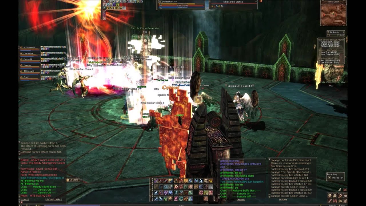 Lineage 2 - Spicula zero Raid Boss - Tyrr Warrior