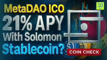 Solomon ICO This Friday | Top Crypto Presale | USDv Stablecoin Paying 21% APY, Is It Safe? | 3.0 TV