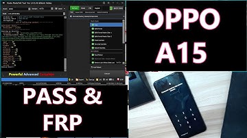 Oppo A15 CPH2185 Remove password ,pattern and Frp via Hydra tool