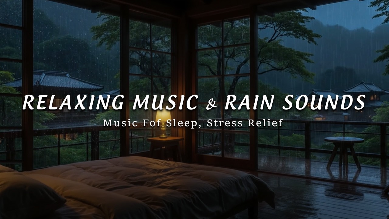 Deep Sleep Music – Rain and Piano Sounds for Stress Relief, Insomnia and Anxiety