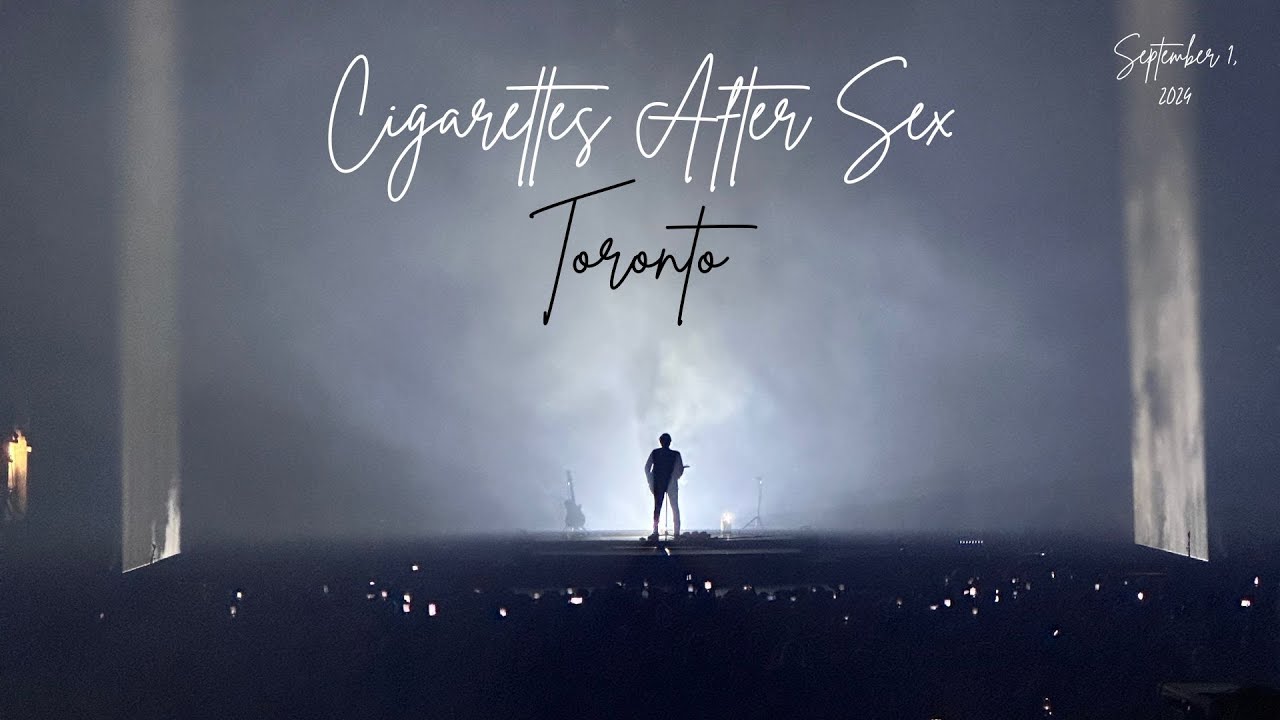 cigarettes after sex toronto Cigarretes After Sex l X's World Tour Concert l Toronto l Scotiabank Arena  l September 1, 2024