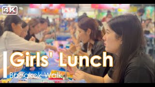 【Ruam Sab Market】Working girls in Asok office district have lunch in Ruam Sab Market everyday.