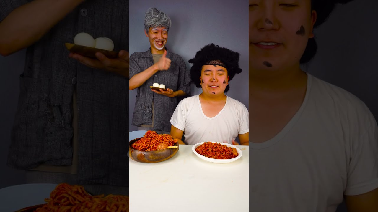 Crispy Cheese Corn Dog Tteokbokki Fried Chicken Mukbang Asmr Shrots