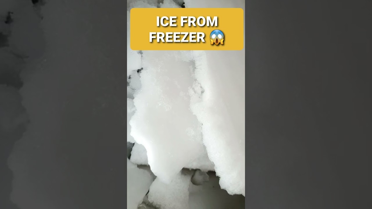 🥶HOW TO DEFROST a FREEZER frost defrost freezer scraping quickly fast