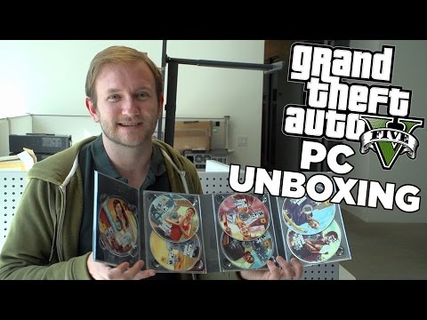 PC 7-Disc Unboxing - GTA V 