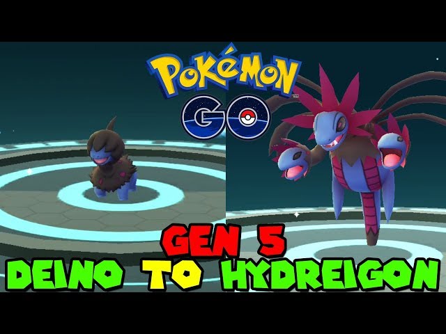 Shiny Hydreigon ( Deino Evolution ) Pokemon Trade Go