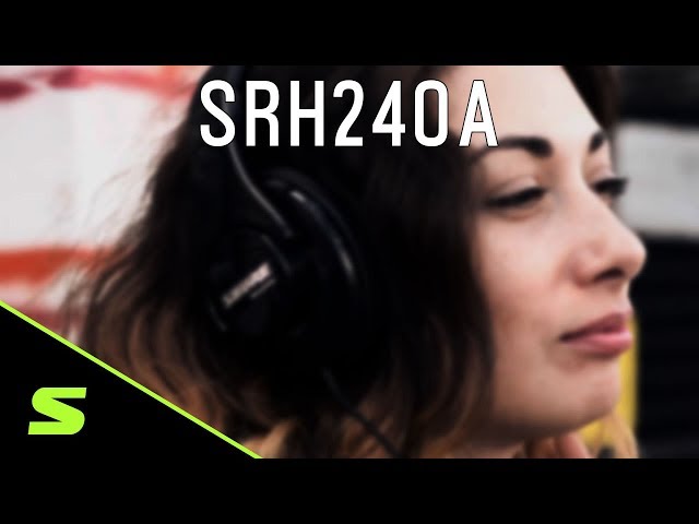 Накладные наушники SHURE SRH240A-BK-EFS