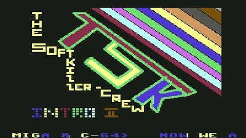 The Softkiller Crew (TSK) Intro  2 ! Commodore 64 (C64)