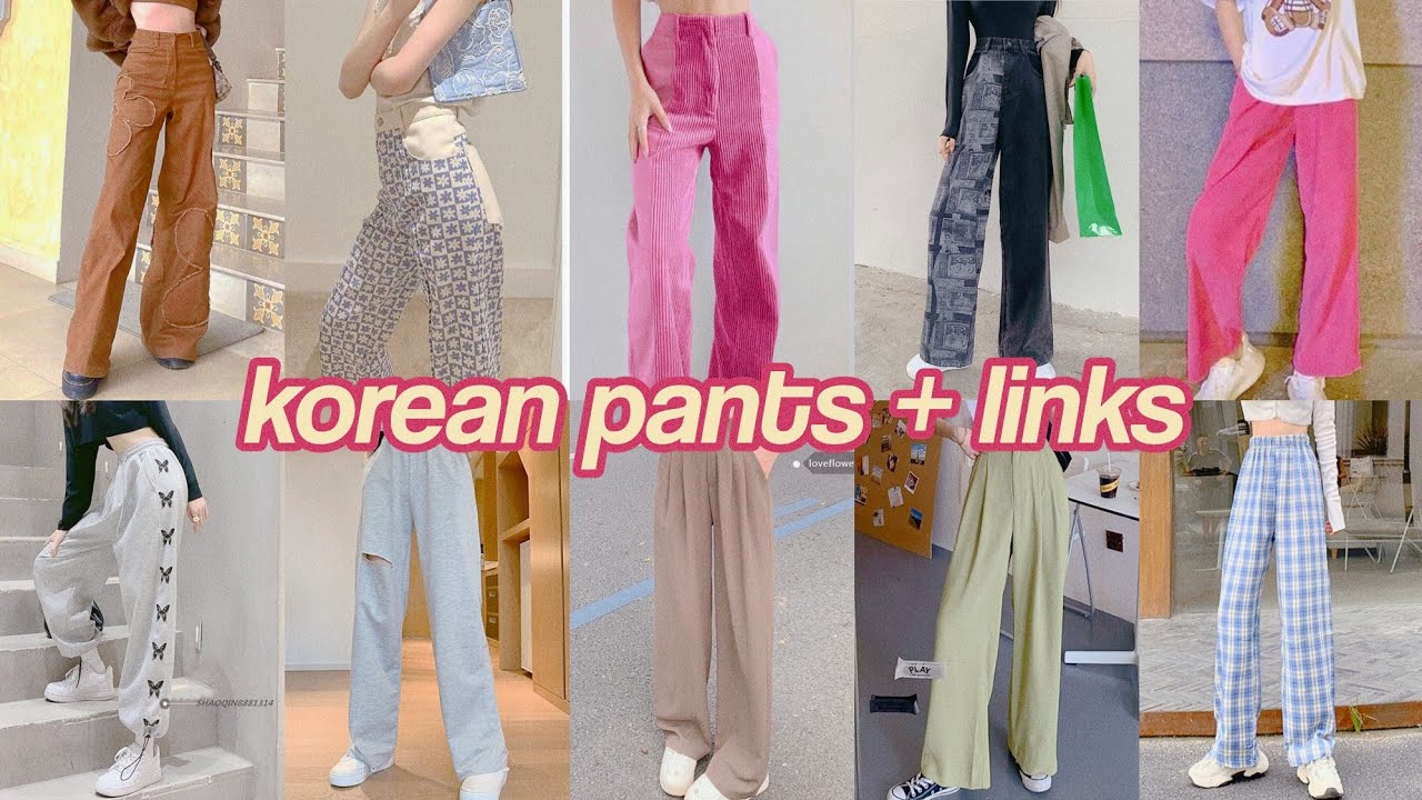 shopeefinds korean pants + links 彡 Y2K pants ᜊ - YouTube