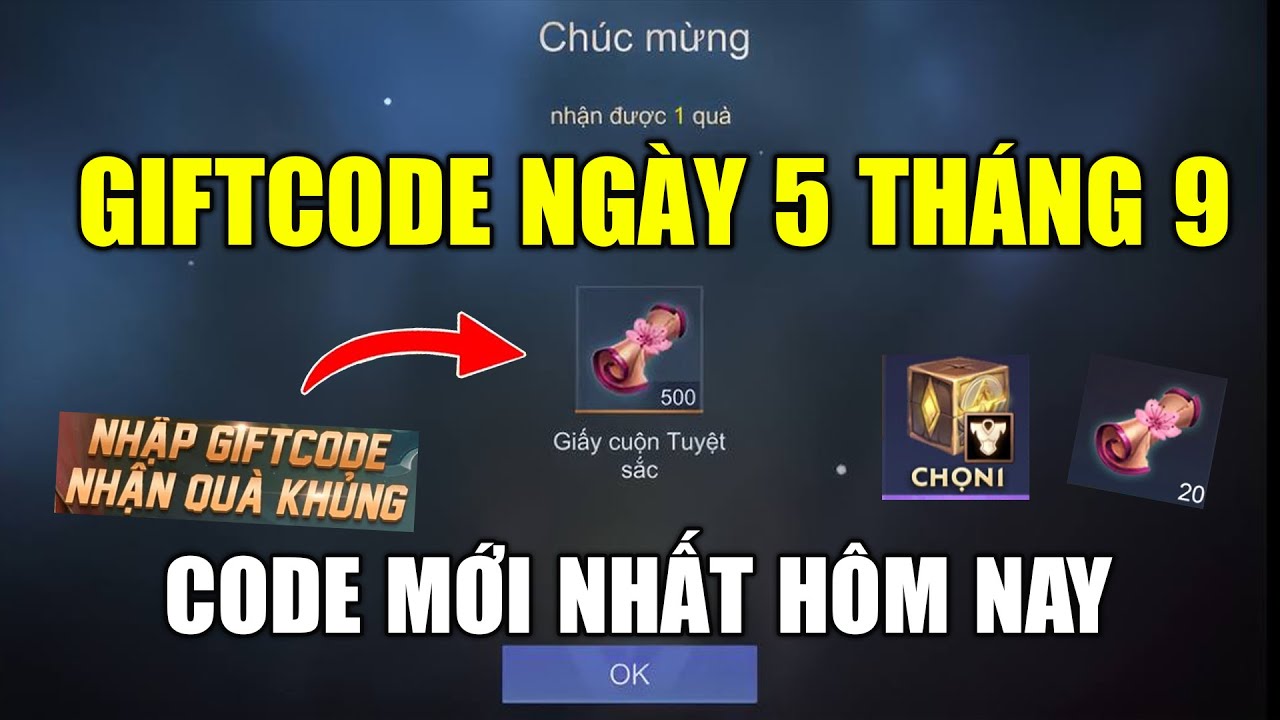 Giftcode Liên Quân | Nhập Mã GiftCode Liên Quân Mới Nhất Ngày 5 Tháng 9 ...