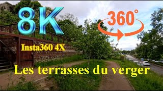 Insta360 X4  8K  LE MANS #3  Les terrasses du verger  17 mai 2024