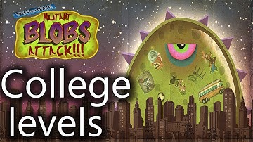 Tales from Space Mutant blobs attack: College Levels