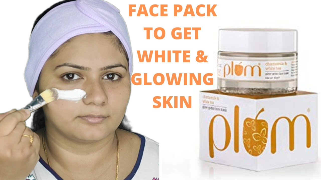 Download Plum Chamomile White Tea Glow Getter Face Mask Review Lavandis Beauty And Fashion Youtube PSD Mockup Templates