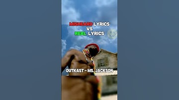 Misheard Lyrics VS Real Lyrics: Outkast - Ms. Jackson #lyrics #music #misheardlyrics #ifunny