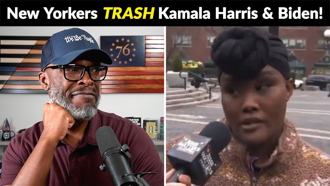 New Yorkers TRASH Kamala Harris & Joe Biden Over BAD Policy!