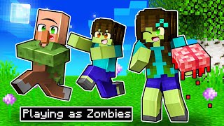 Day in the Life of a MINECRAFT ZOMBIE
