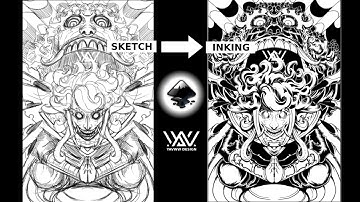 Drawing T-shirt Design use inkscape (Timelapse) - part 1