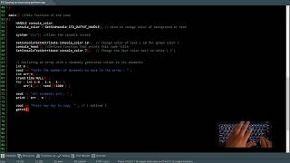 Copying an array using pointers