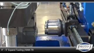 RAM-70 Tube End Forming Machine | 4"-5" Inch Expand Tooling