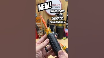 NIEUW! Klein 6-1 geïsoleerde schroevendraaier 32306INS #gereedschap #klein #elektrisch