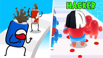 New Levels: play Games in Join Blob Clash 3D, Pepsi n Coke War  - Mobile Games Walkthrough 27H6H