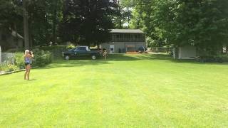 13 year old kid does double backflip on ground