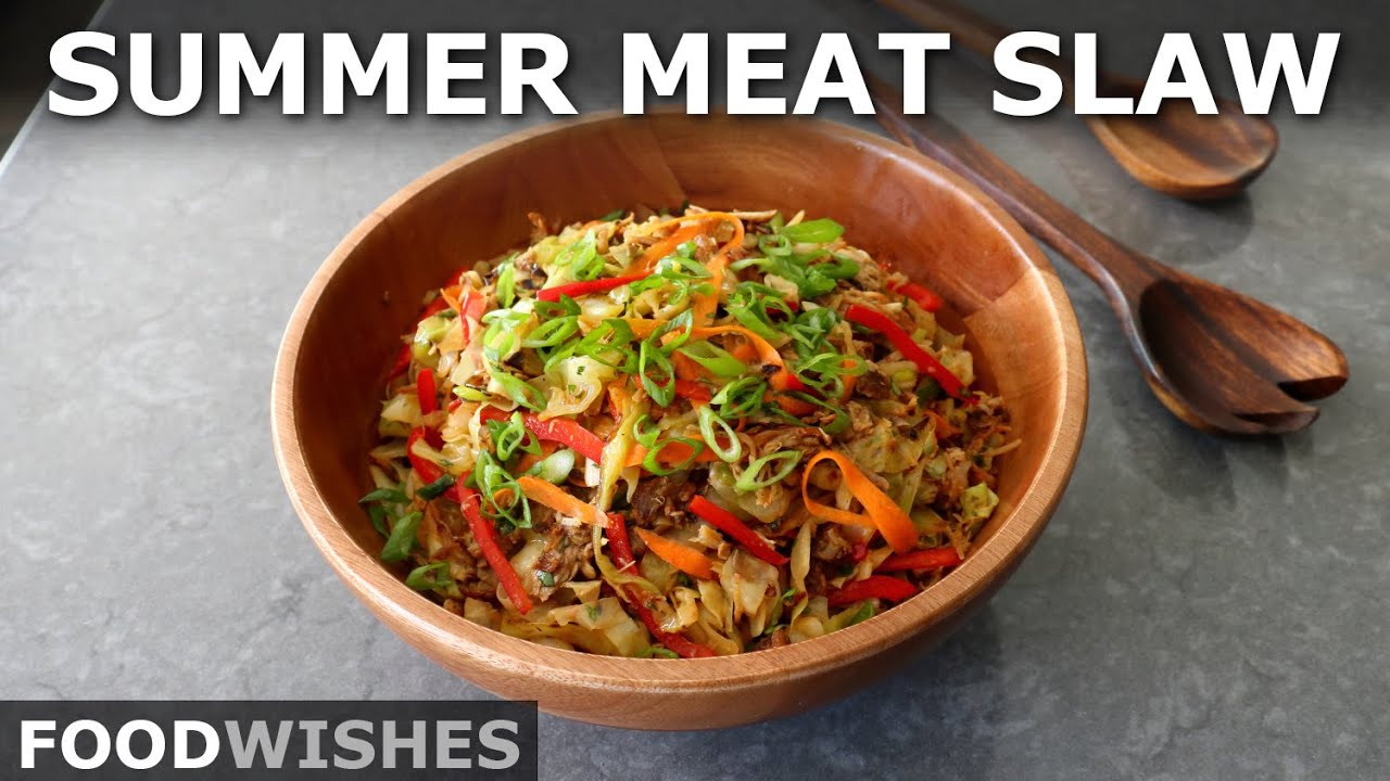 Summer Meat Slaw Pulled Pork Coleslaw Food Wishes