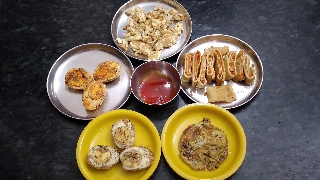 Egg recipies, #5 varieties of egg recipies - YouTube