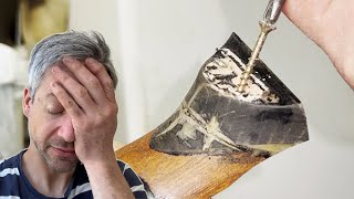 The WORST headstock repair I've ever seen...