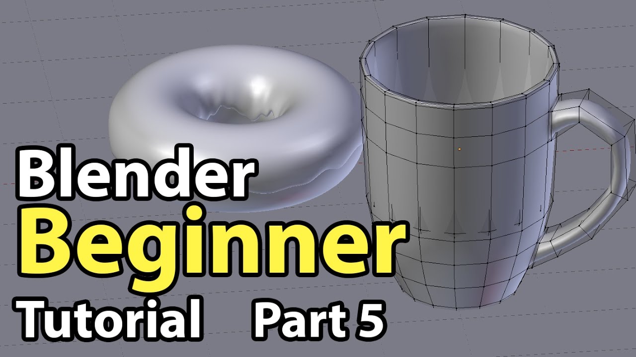 Blender Beginner Tutorial (OLD) - Part 5: Modelling - Blender Beginner Tutorial (OLD) - Part 5: Modelling