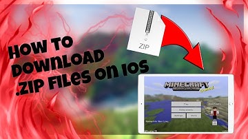 How to Download .zip files on minecraft pe on iOS