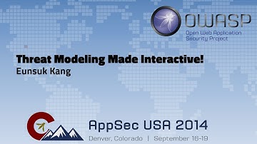 Threat Modeling Made Interactive - OWASP AppSecUSA 2014