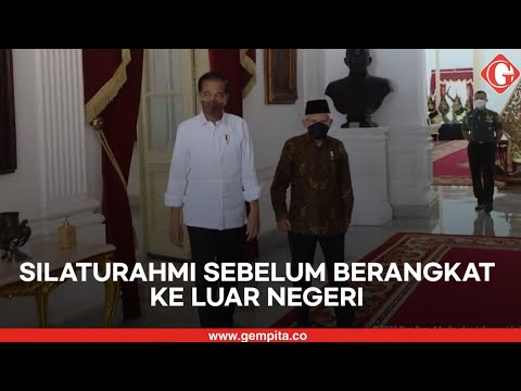 Sebelum Kunker ke AS, Jokowi Silaturahmi dengan Wapres Ma'ruf Amin di Istana