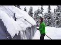 Snow at the Cabin | Winter Life in Alaska