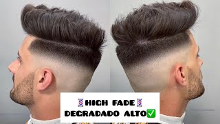 TUTORIAL ¿Como hacer DEGRADADO ALTO/ HIGH FADE 😱🔥😍 paso a paso en español ✅