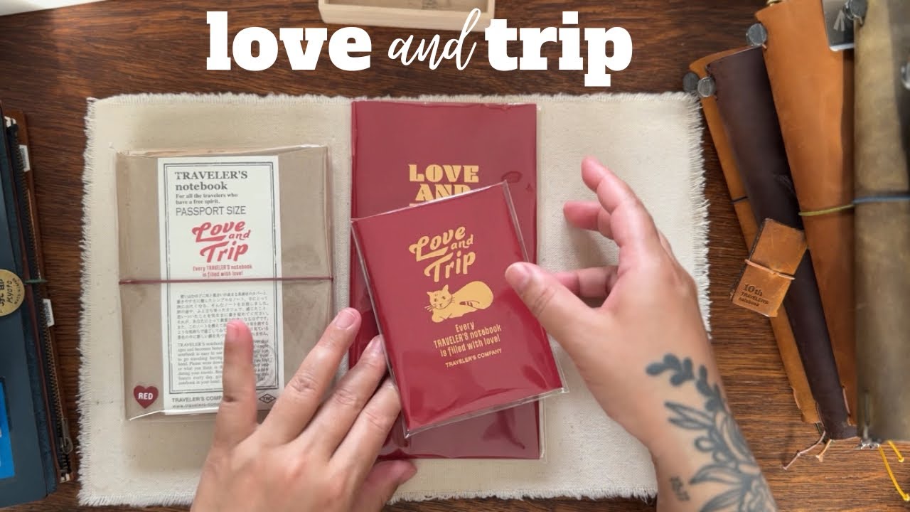 It has arrived! | Love and Trip Red Passport Traveler’s Notebook | Let’s Unbox and Compare