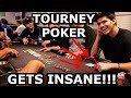 COLLEGE BOYS FIRST POKER TOURNAMENT!!! - Poker Vlog 13