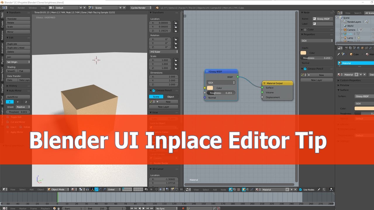 Blender Quick Tip on UI Editors - YouTube