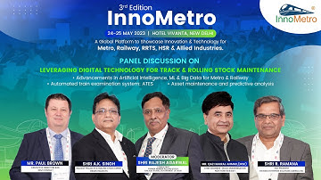Leveraging Digital Technology For Track And Rolling Stock Maintenance - InnoMetro 2023