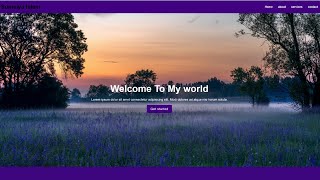 How to Make Responsive Banner / Cover / Hero Image in HTML CSS